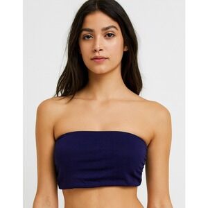 Intimately Free People Seamless Bandeau Bra Top‎ Boho Coquette Blue